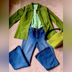 Green Suede jacket